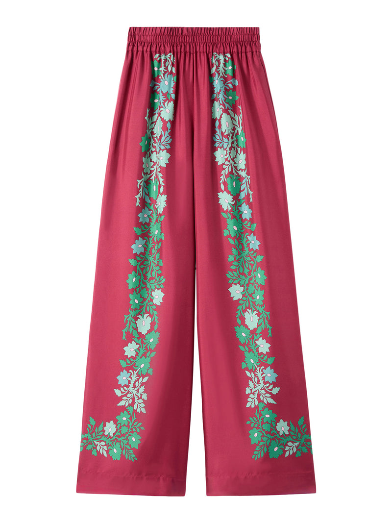 SILK PALAZZO TROUSERS