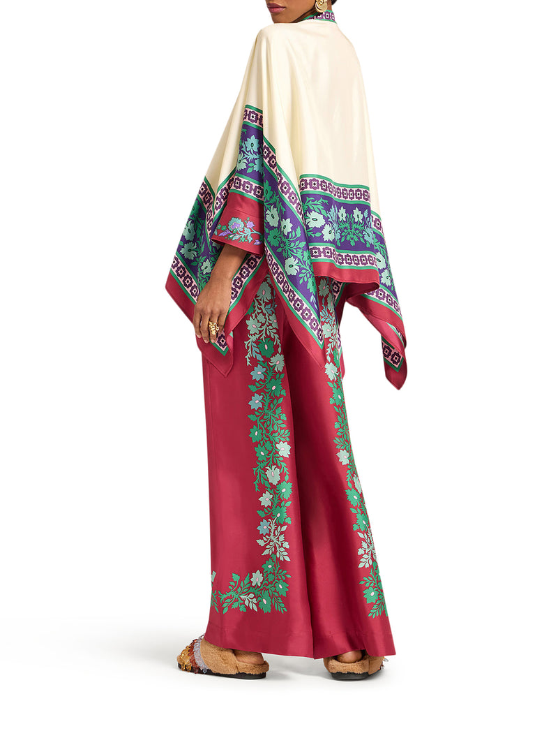 SILK PALAZZO TROUSERS