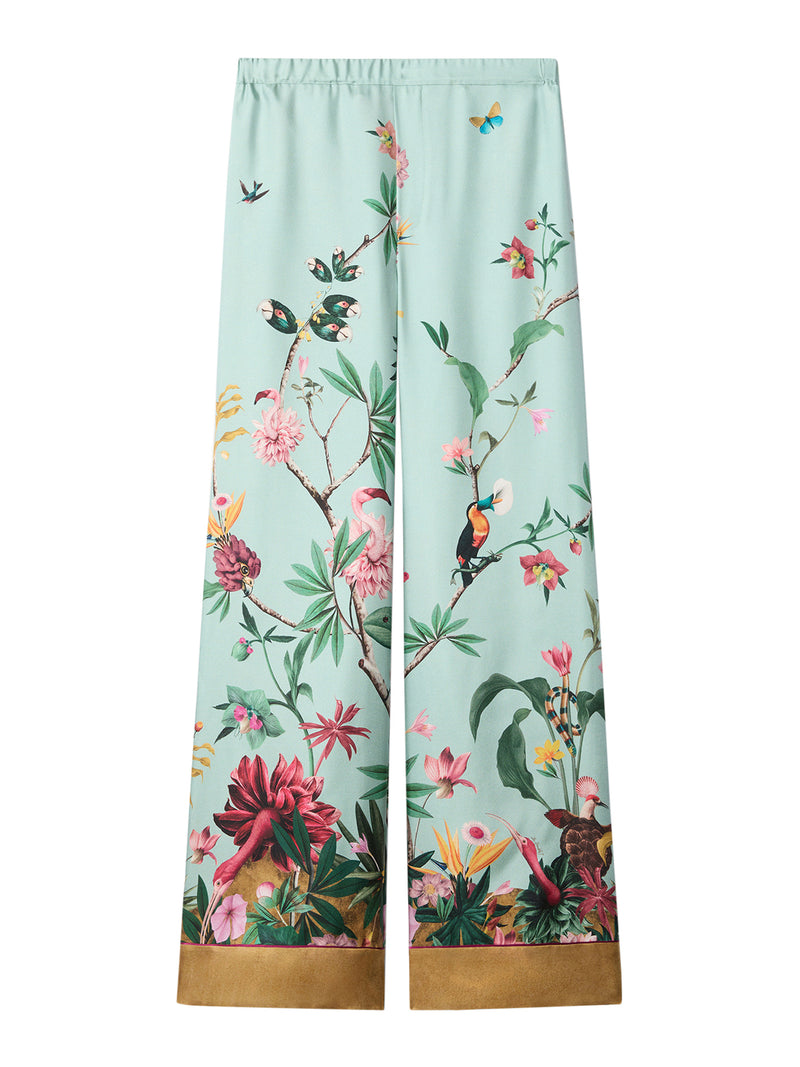 TROUSERS WITH CONTRASTING PROFILES