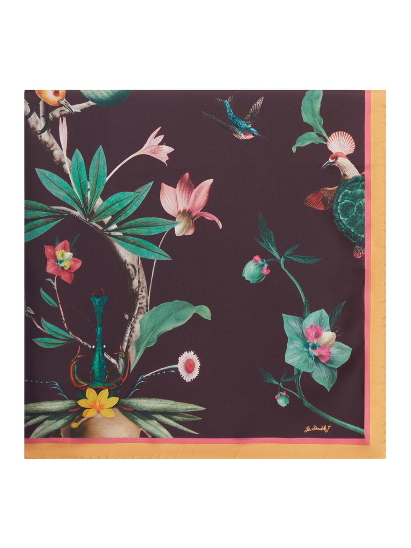 SILK SCARF WITH PRINT