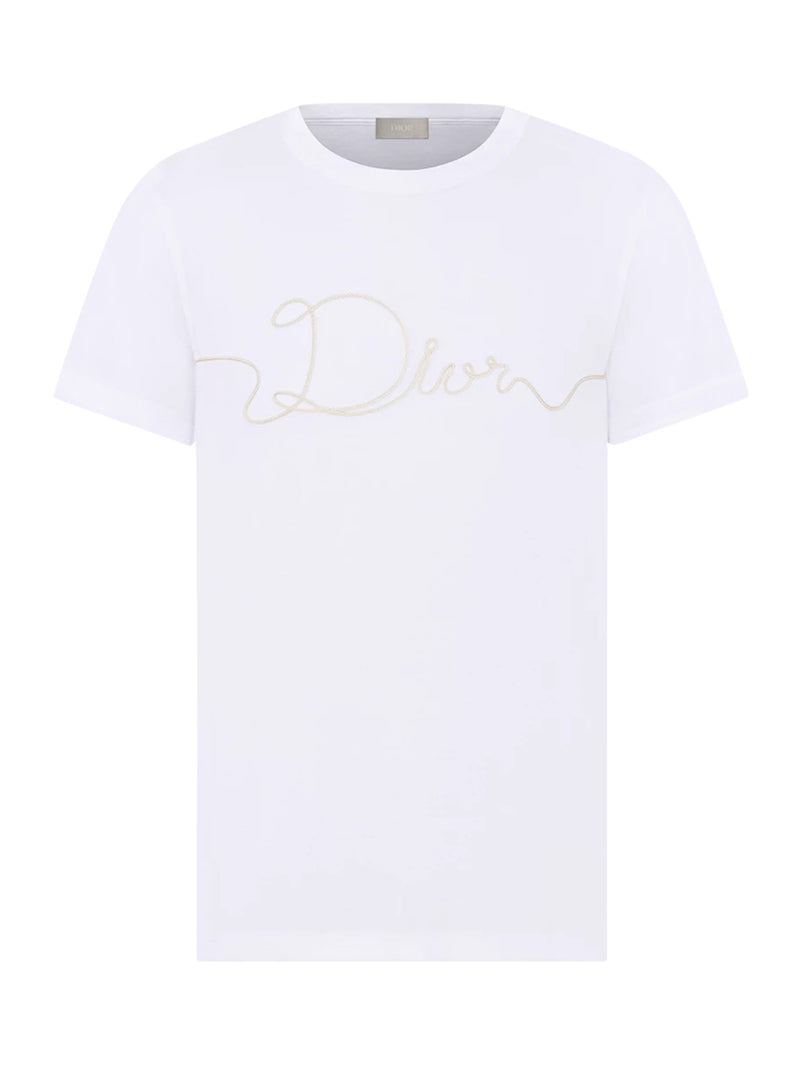 RIBBON T-SHIRT IN COTTON JERSEY