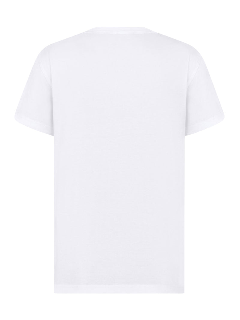 RIBBON T-SHIRT IN COTTON JERSEY