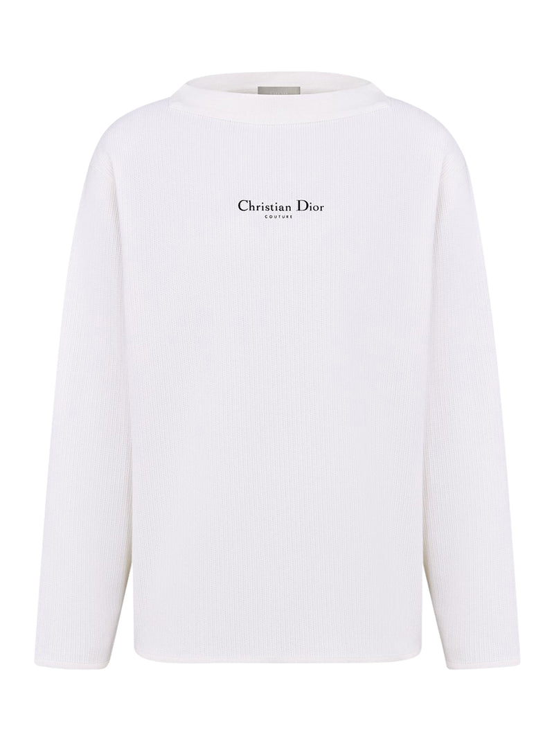 CHRISTIAN DIOR COUTURE LONG-SLEEVED SWEATER, COMFORTABLE FIT
