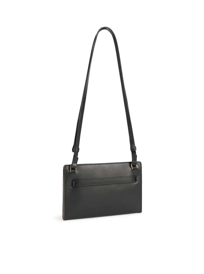 LEATHER SHOULDER BAG WITH BELT