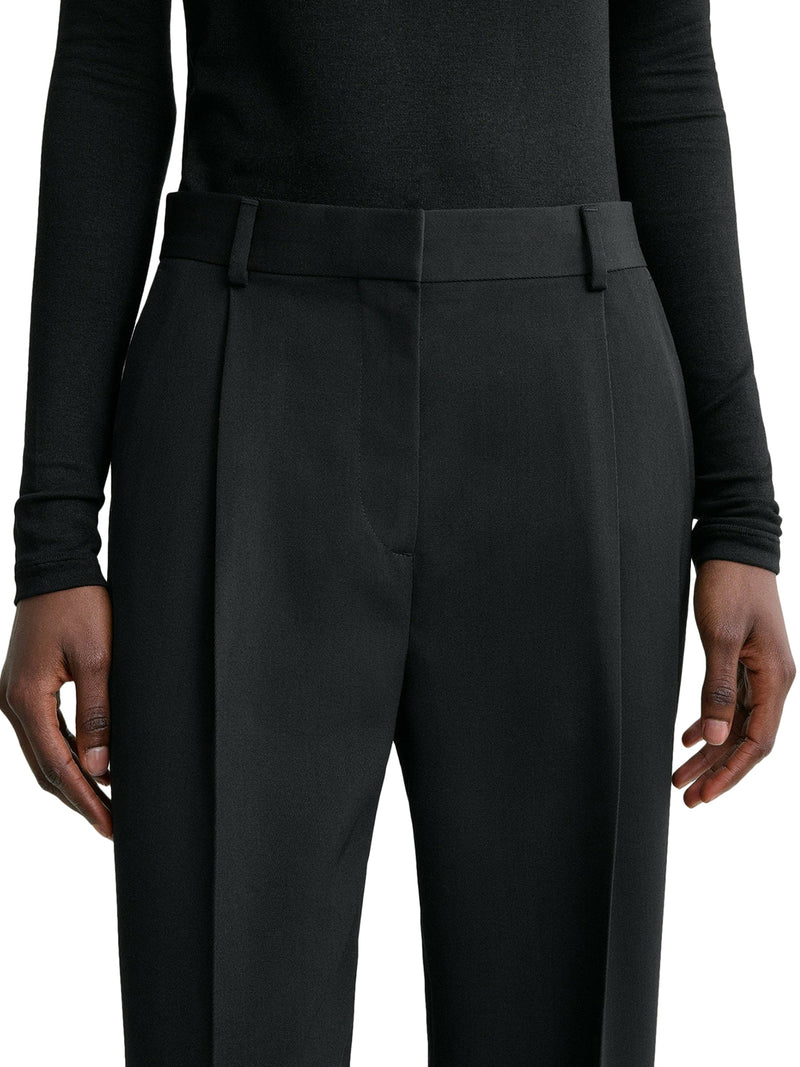 BLACK TAILORED TROUSERS