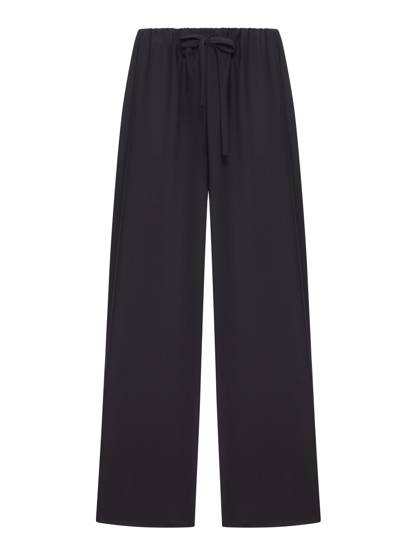 WOOL TROUSERS WITH DRAWSTRING