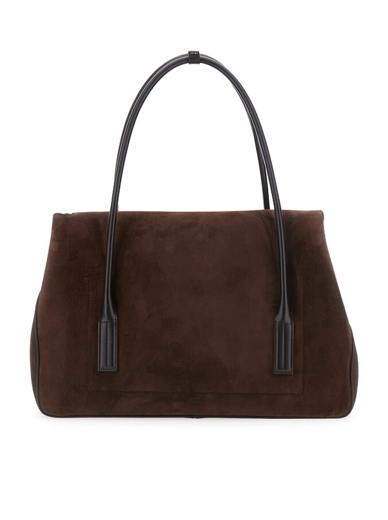 LARGE ECLIPSE SUEDE BAG