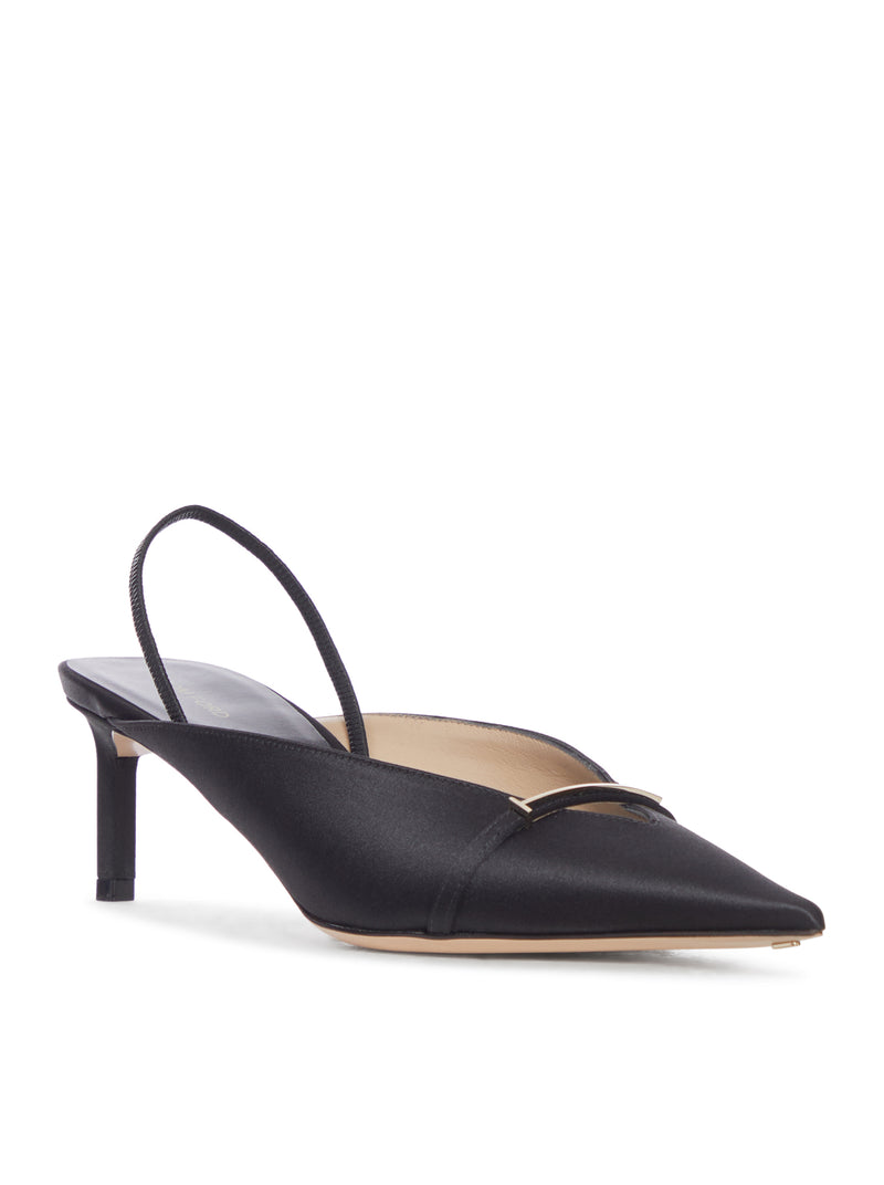 TOM FORD SLINGBACK IN SILK SATIN