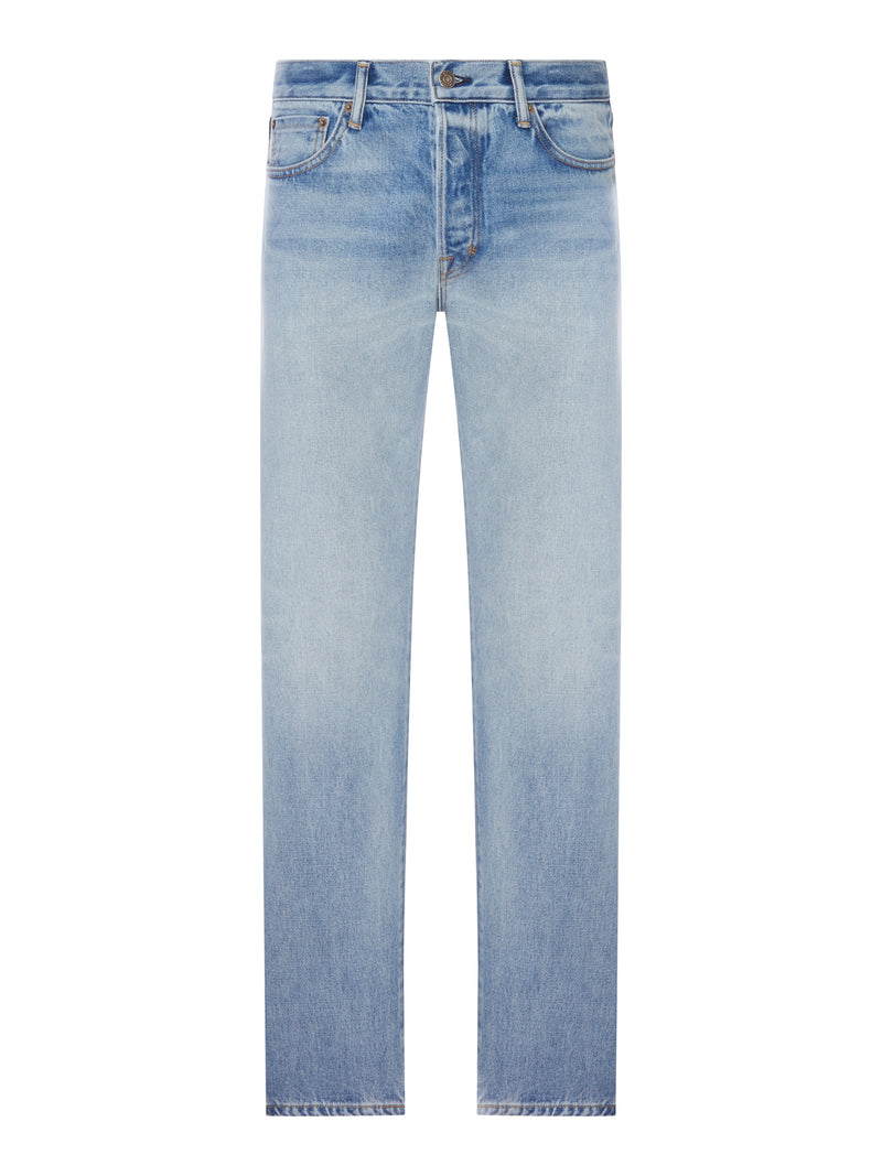 50`S BLUE STRAIGHT-FIT DENIM JEANS