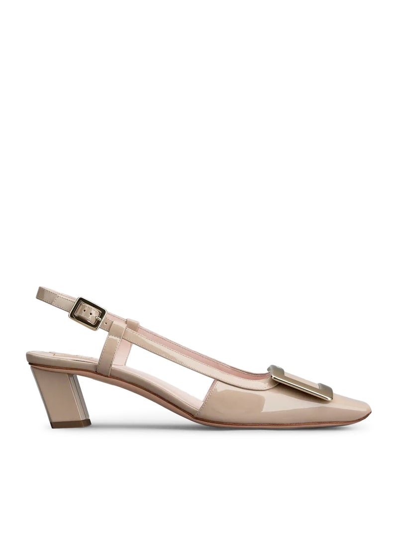 BELLE VIVIER PATENT SLINGBACK PUMPS