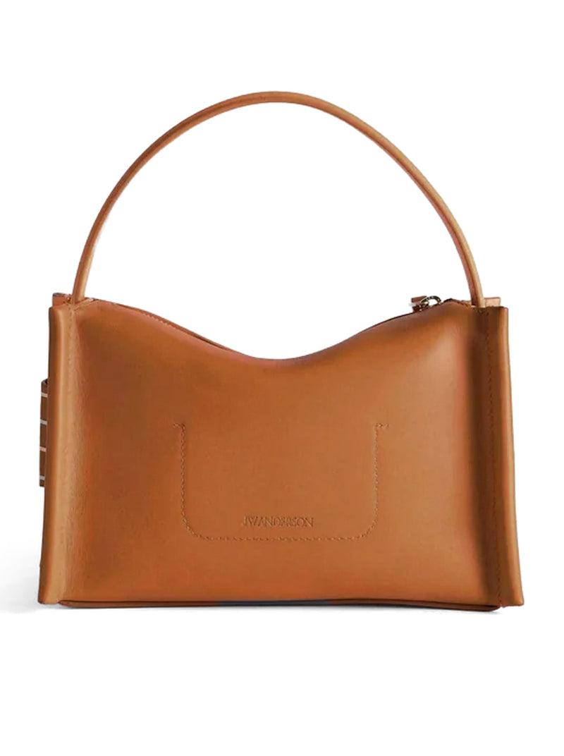 SMALL LOAFER BAG IN BROWN LEATHER