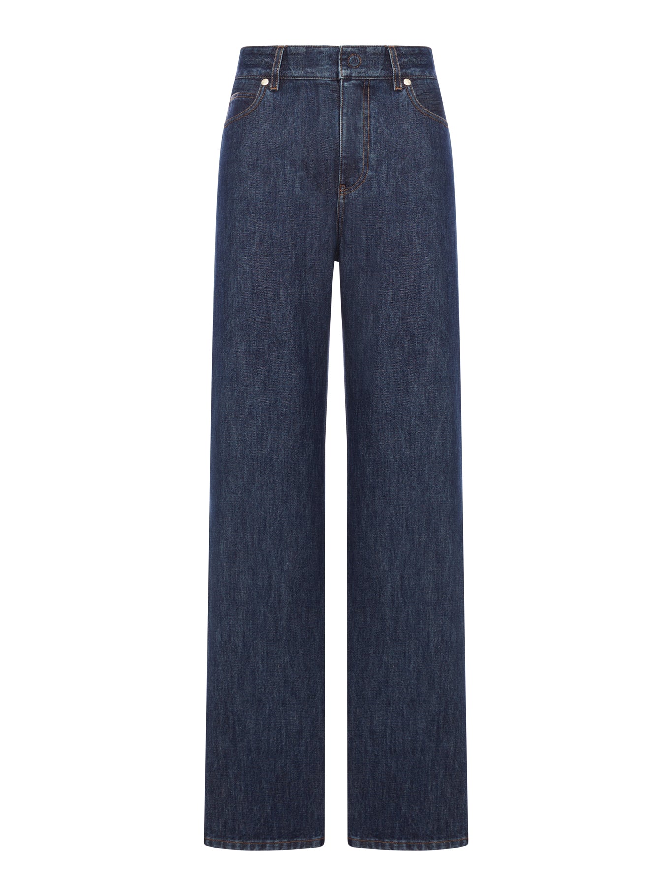 LONG DARK BLUE DENIM JEANS