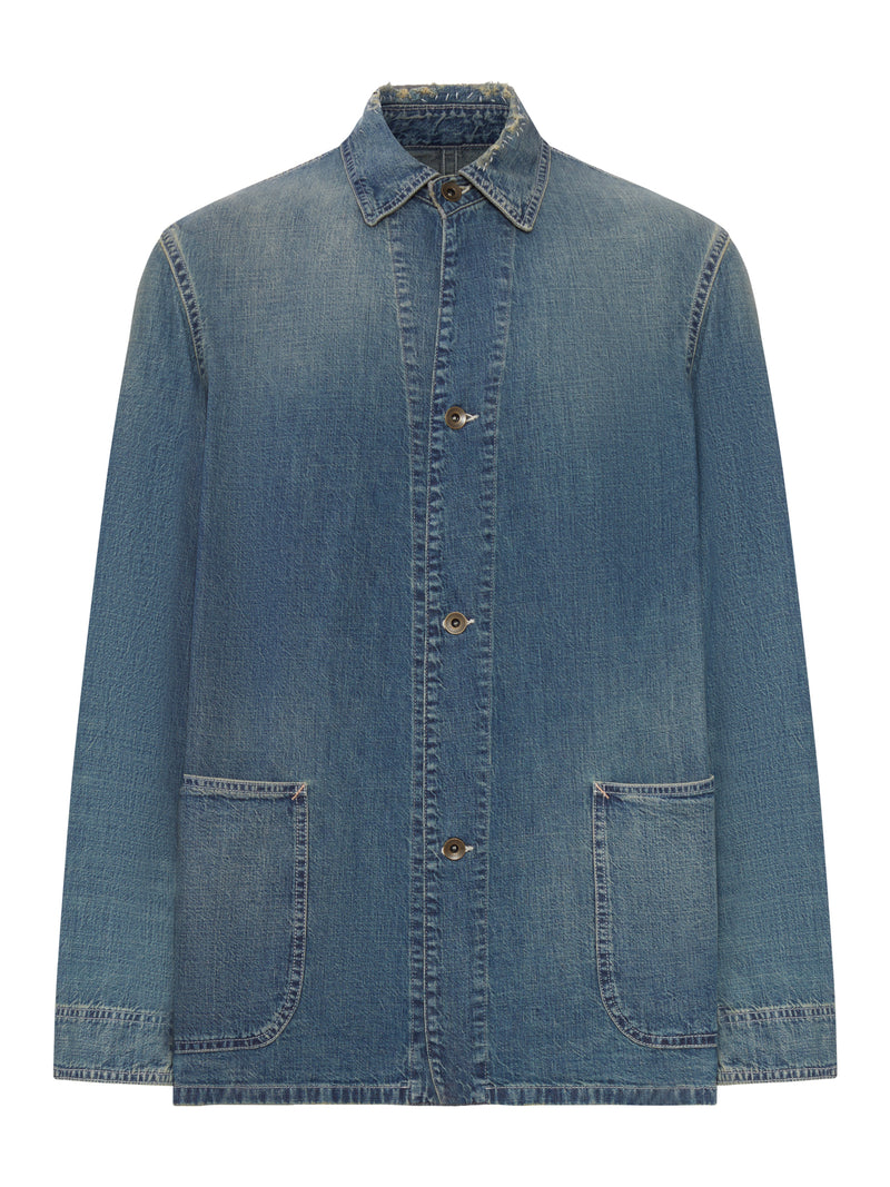 DENIM CABAN JACKET