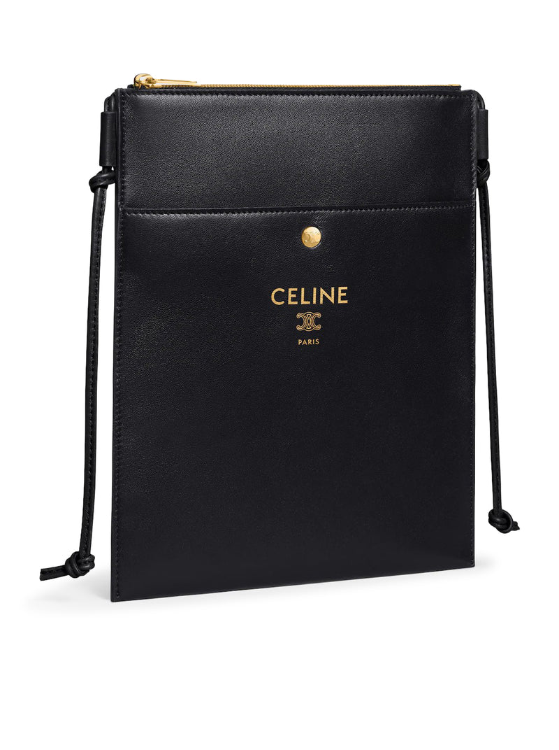 SHARP SMOOTH LAMBSKIN CLUTCH