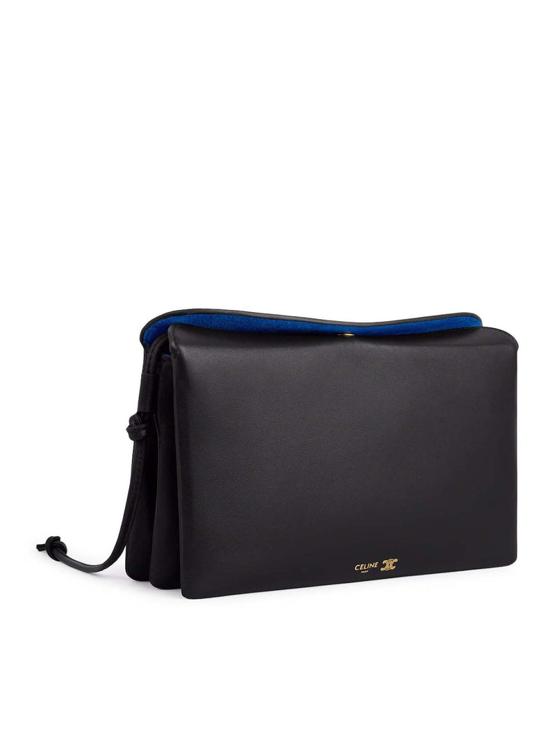 TRIO WITH FLAP IN SMOOTH CALFSKIN