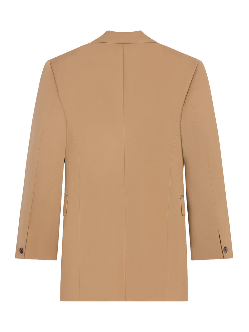 COLONNE WOOL JACKET WITH DIAGONAL WEAVE