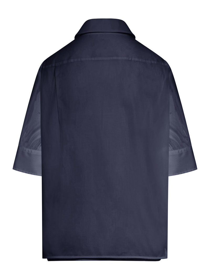 SEMI-TRANSPARENT COTTON SHIRT