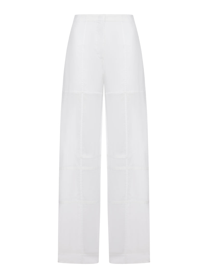 COTTON PALAZZO TROUSERS