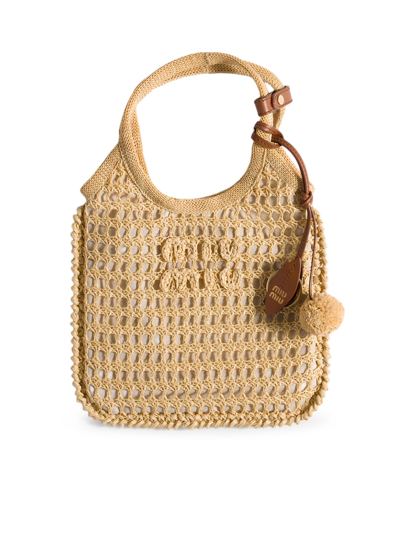 IVY RAFFIA CROCHET HANDBAG