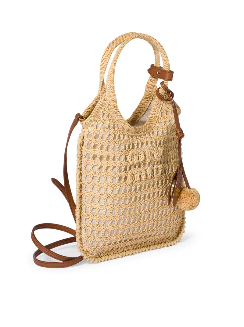 IVY RAFFIA CROCHET HANDBAG