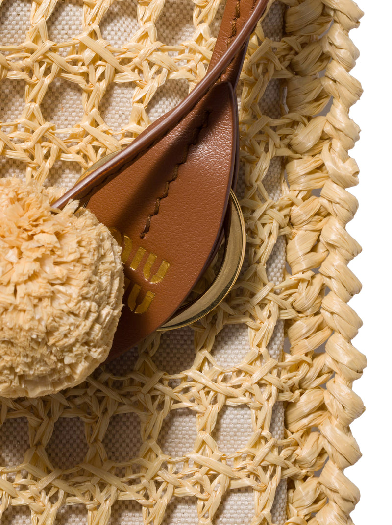 IVY RAFFIA CROCHET HANDBAG