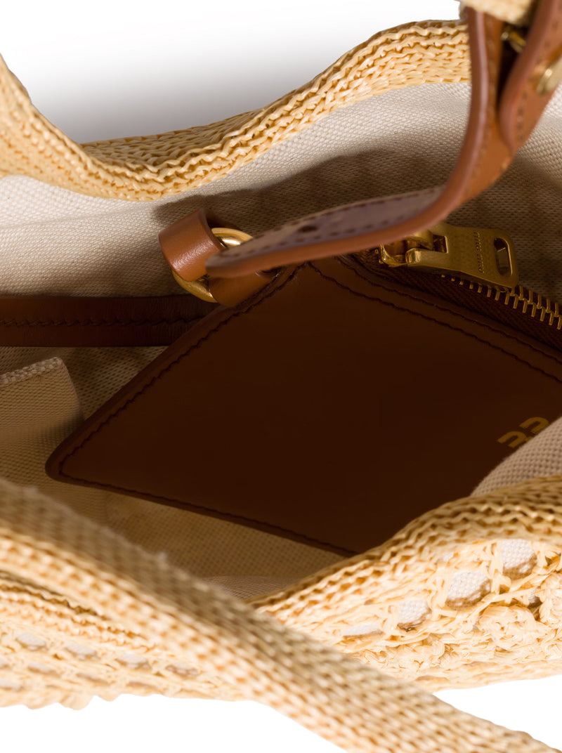IVY RAFFIA CROCHET HANDBAG