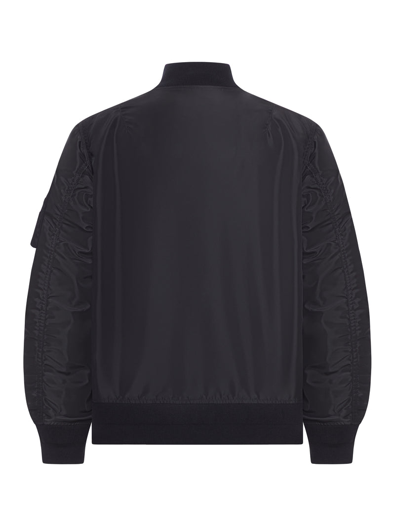 NYLON BOMBER JACKET WITH ZIP