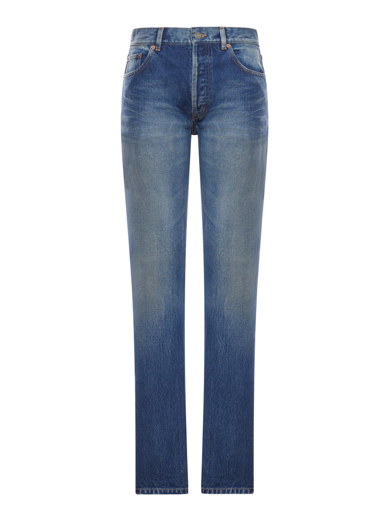 STRAIGHT LEG DENIM JEANS