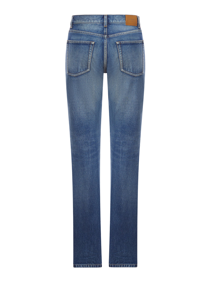 STRAIGHT LEG DENIM JEANS