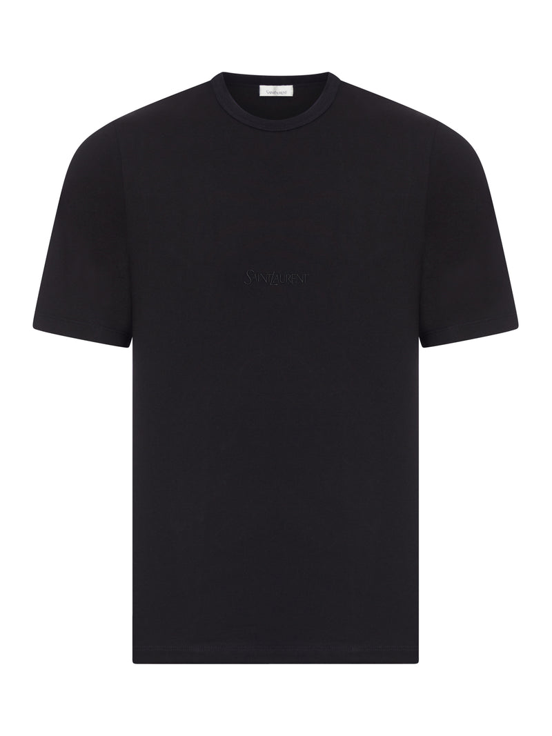 COTTON JERSEY T-SHIRT WITH EMBROIDERED LOGO