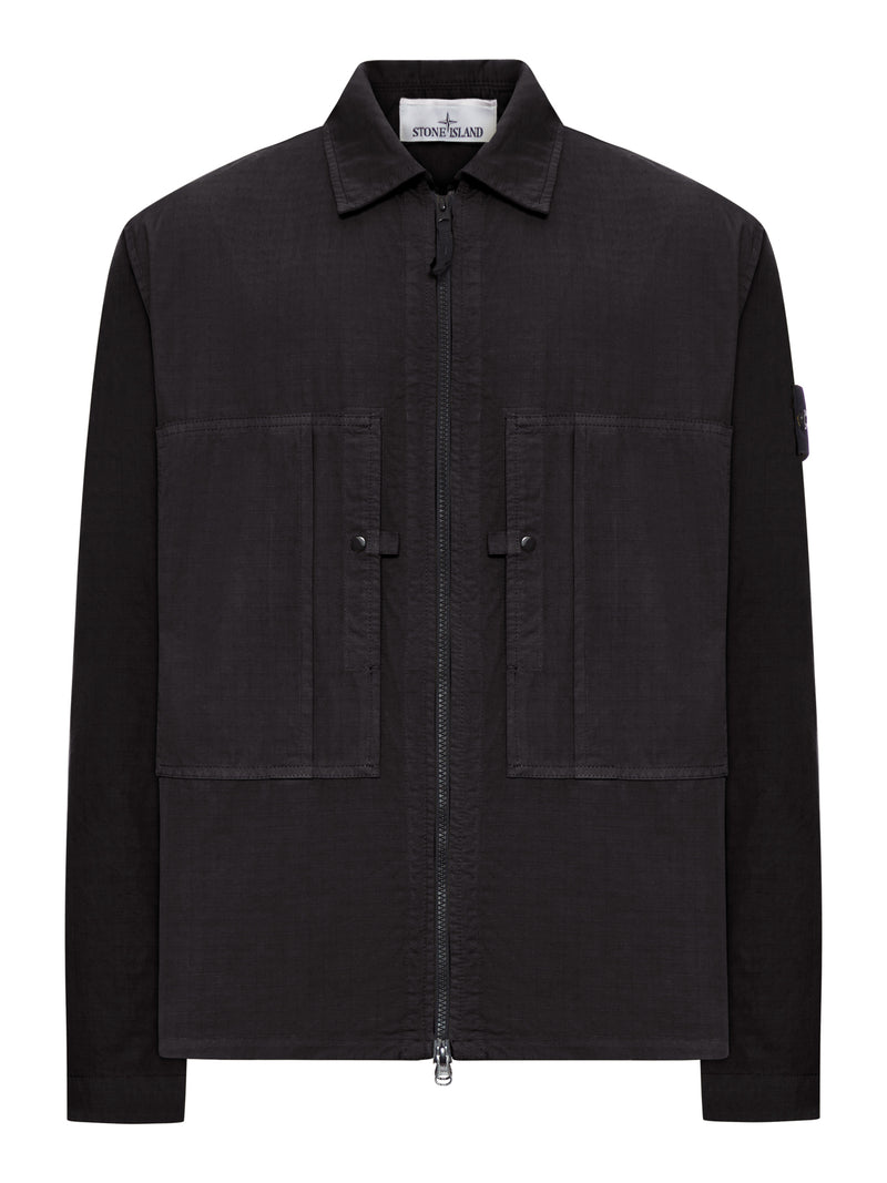 OVERSHIRT IN MERCERIZED ORGANIC COTTON RIPSTOP