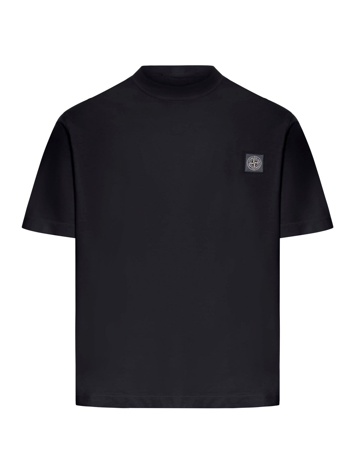 REGULAR FIT T-SHIRT WITH COMPASS LOGO