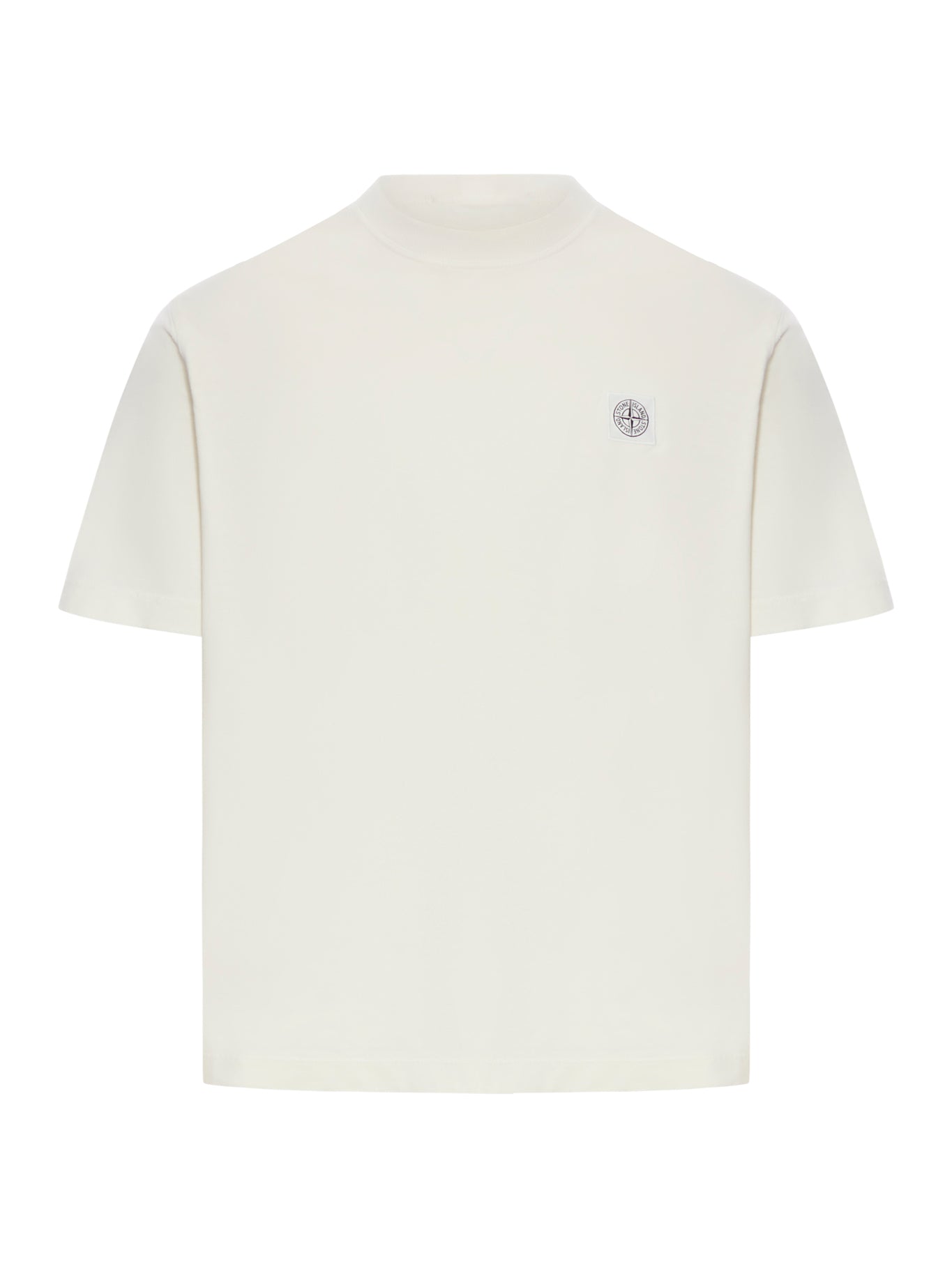 REGULAR FIT T-SHIRT WITH COMPASS LOGO