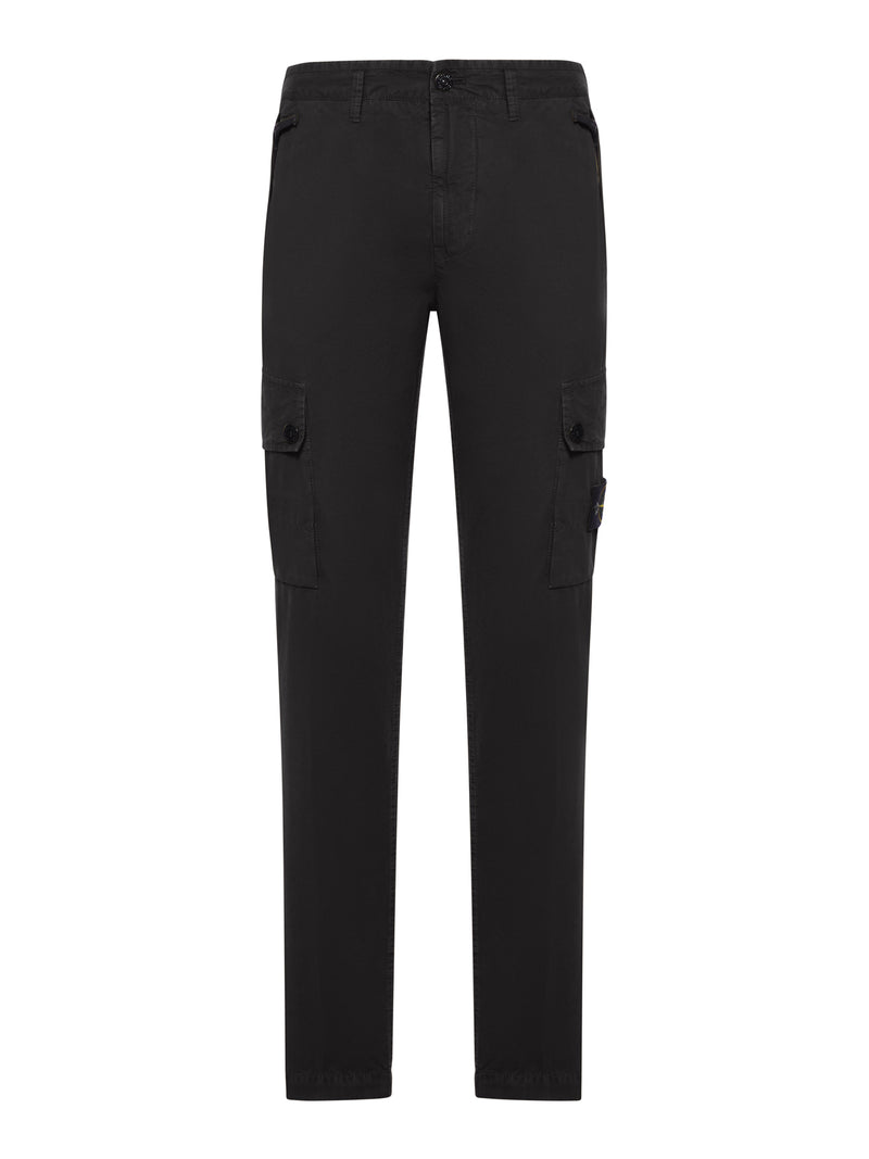 COTTON TROUSERS WITH COMPASS LOGO