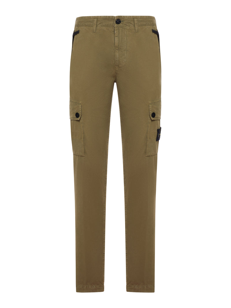 COTTON TROUSERS WITH COMPASS LOGO