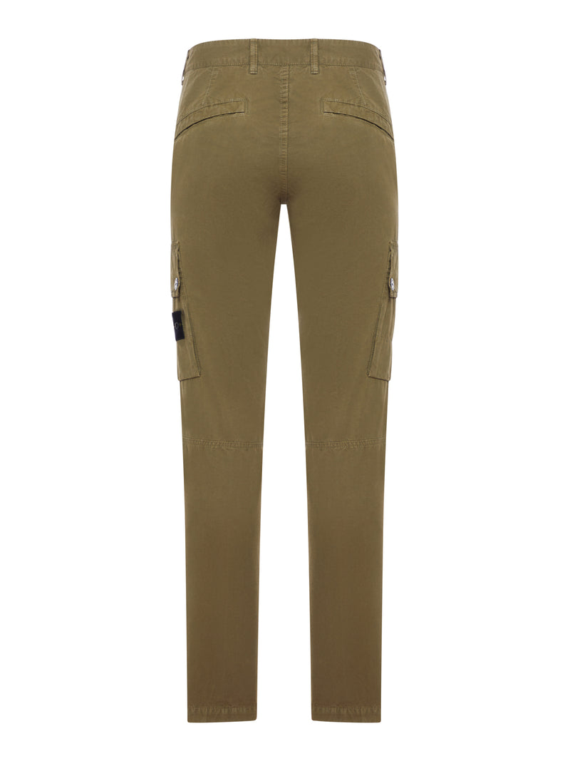 COTTON TROUSERS WITH COMPASS LOGO