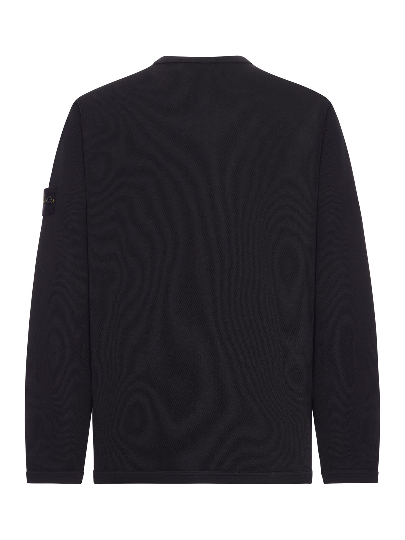 CREWNECK SWEATER WITH CUFFS AND BADGE