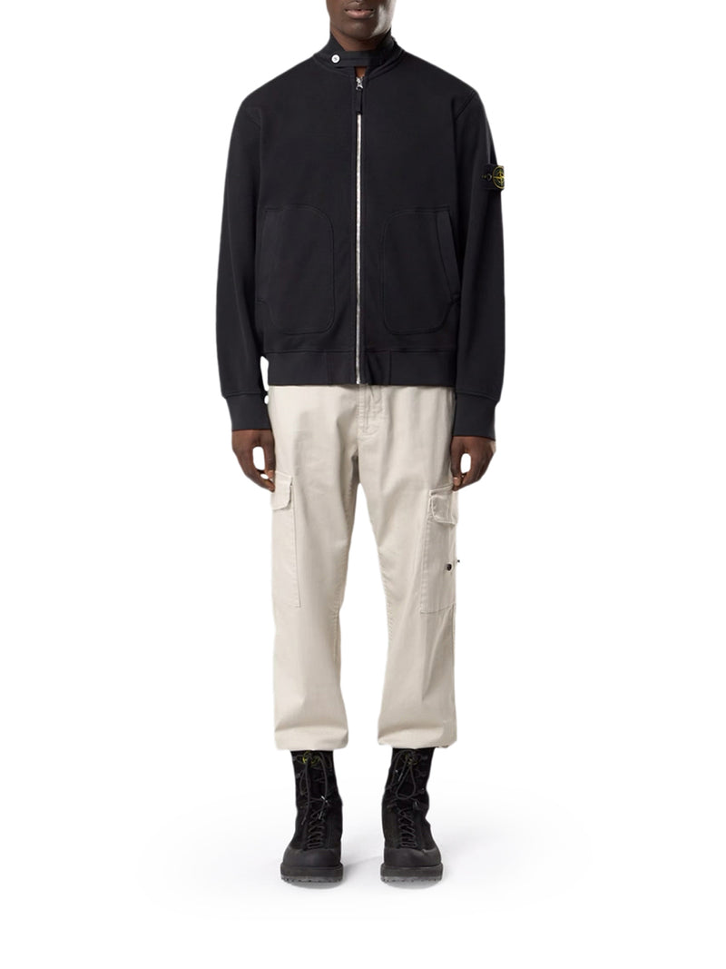 COTTON SWEATSHIRT WITH ZIP