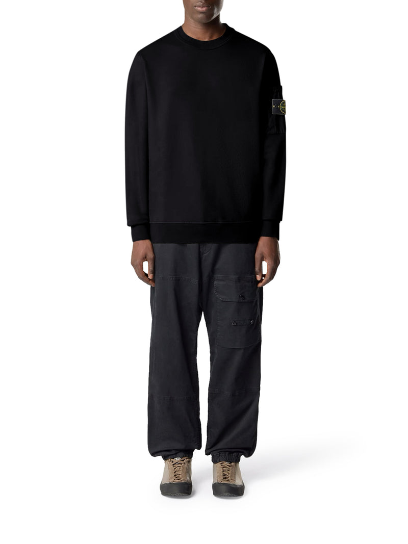 REGULAR FIT CREW NECK SWEATSHIRT WITH SEASONAL POCKET
