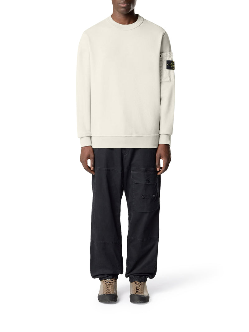 REGULAR FIT CREW NECK SWEATSHIRT WITH SEASONAL POCKET
