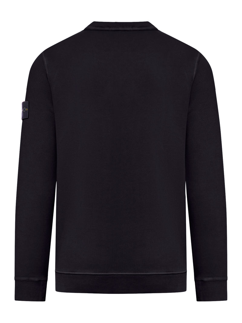 CREW NECK SWEATSHIRT WITH COMPASS LOGO