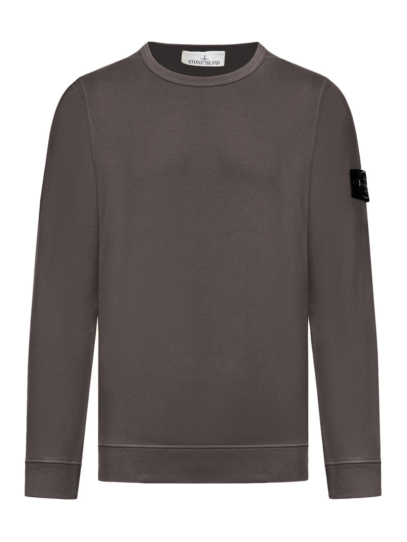 CREWNECK SWEATSHIRT WITH COMPASS LOGO