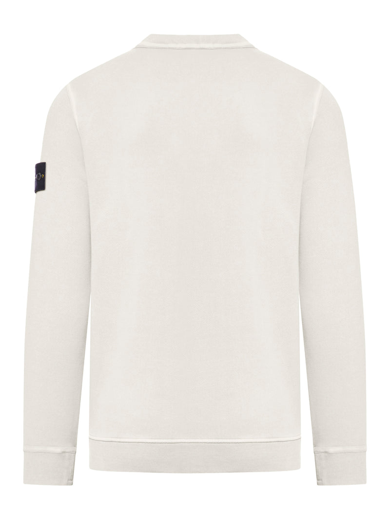 CREW NECK SWEATSHIRT WITH COMPASS LOGO