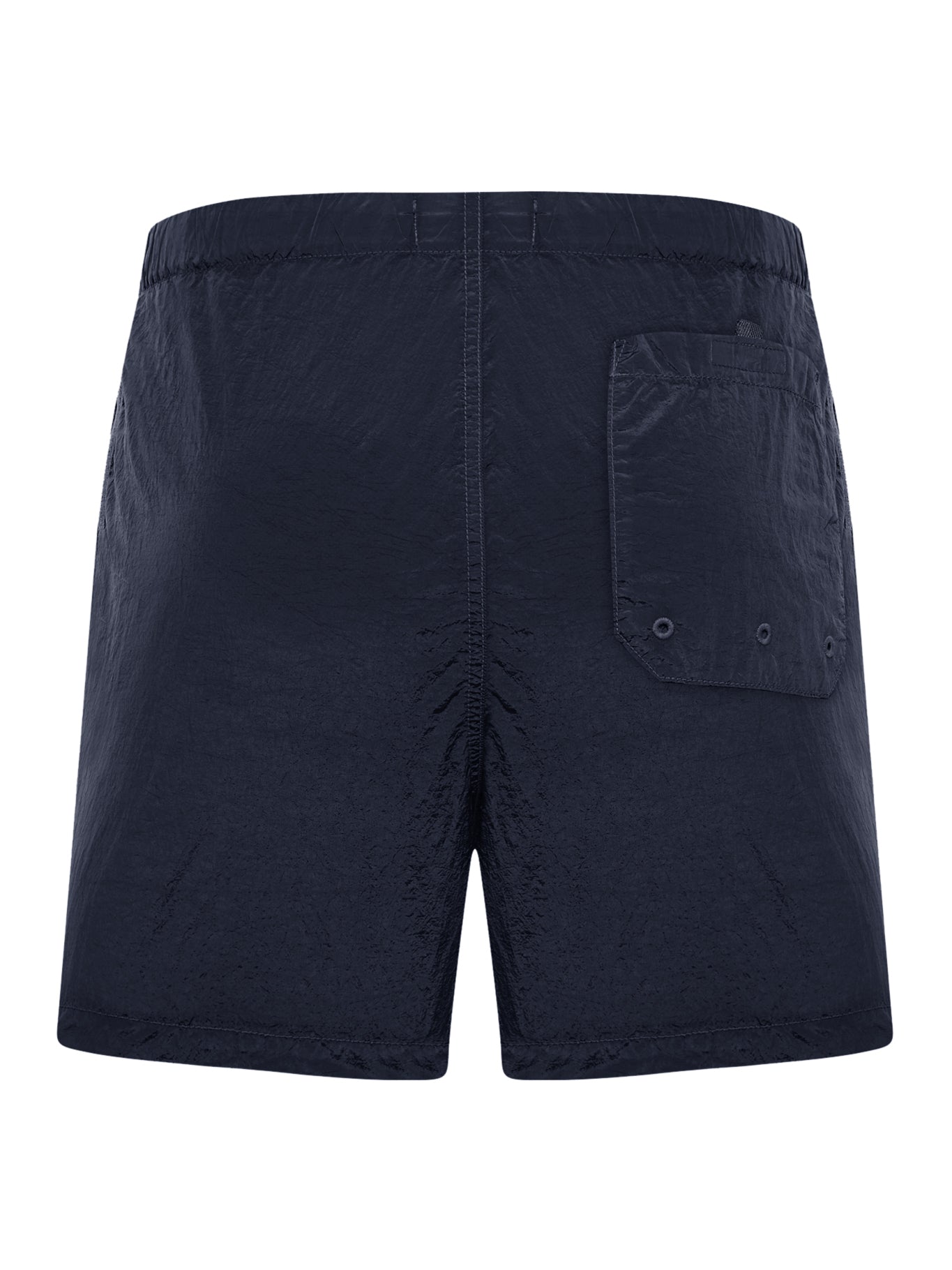 NAVY BLUE COMPASS LOGO SWIMSUIT
