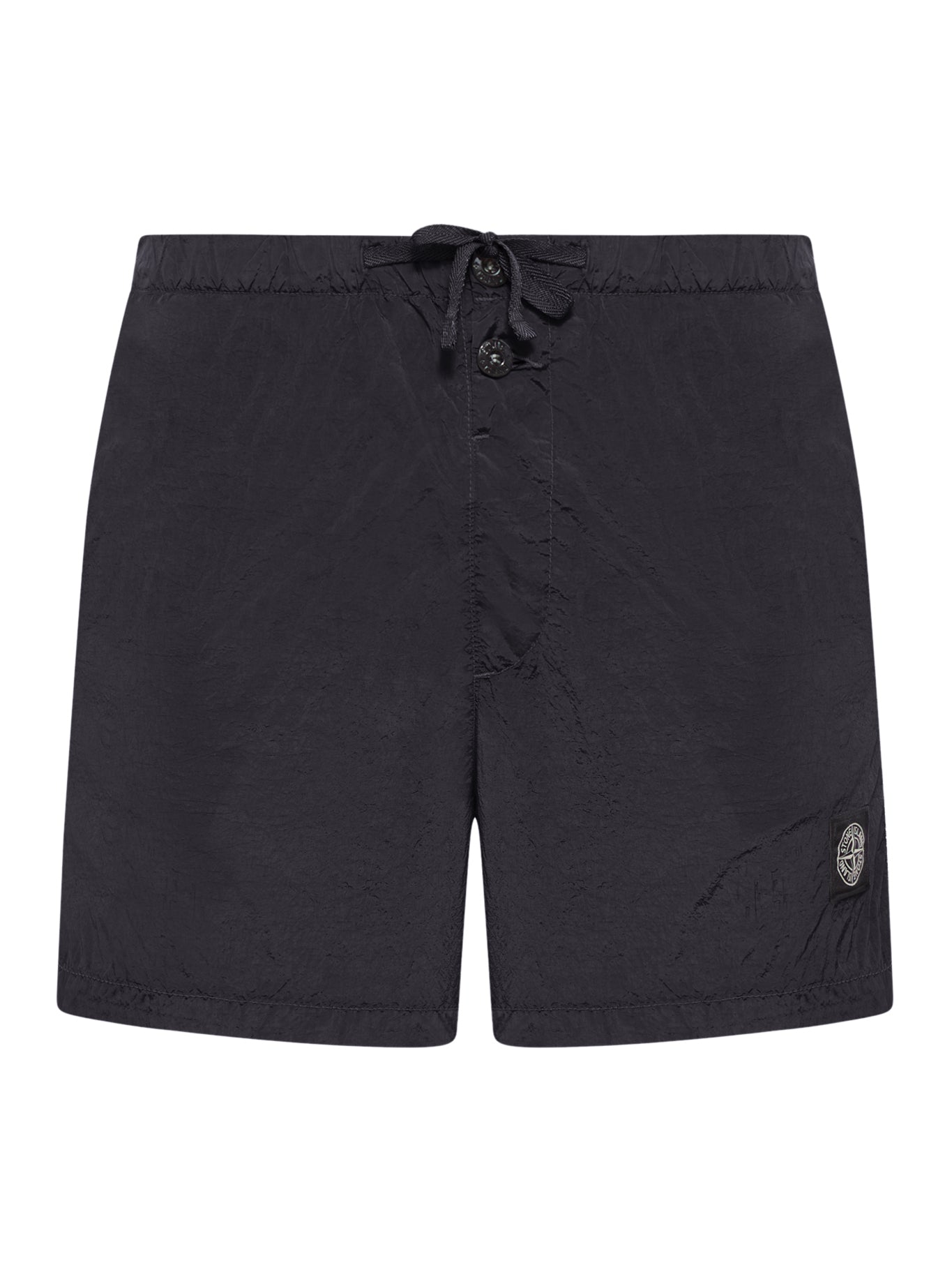 BLACK COMPASS LOGO SWIMSUIT