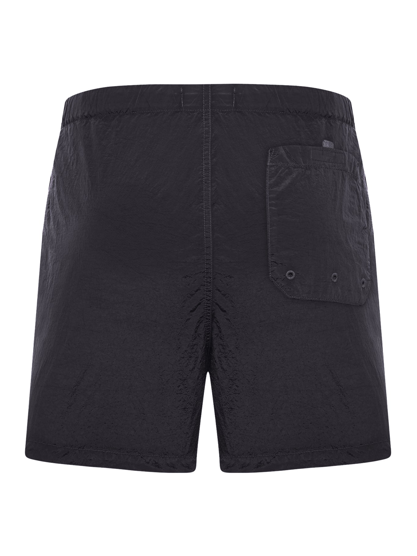 BLACK COMPASS LOGO SWIMSUIT