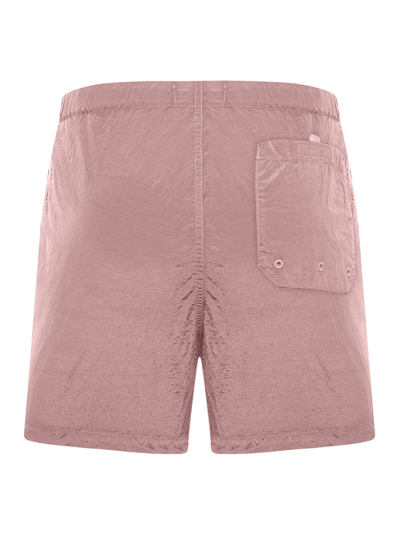 NAVY BLUE COMPASS LOGO SWIMSUIT