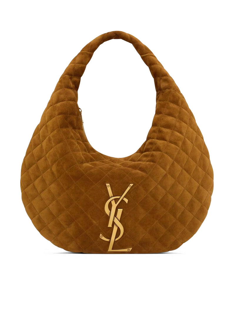 ICARE QUILTED SUEDE HOBO BAG