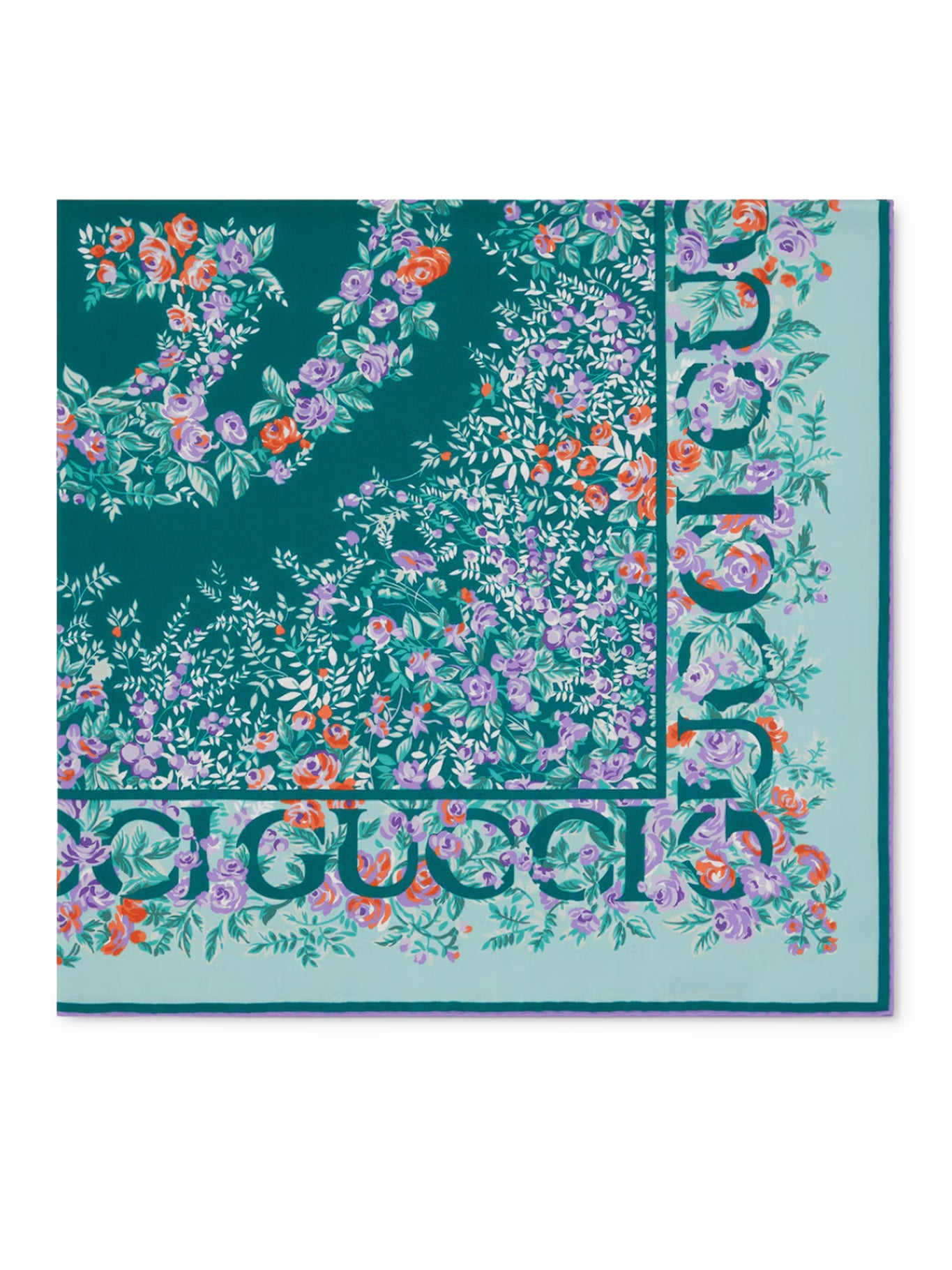 PRINTED SILK TWILL SCARF