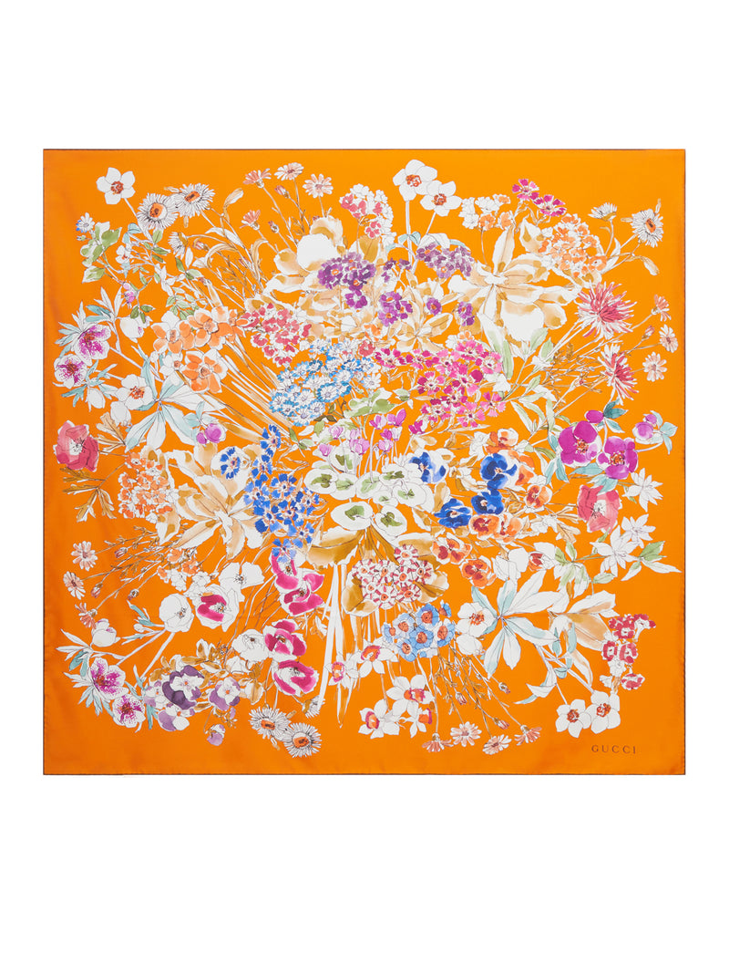 PRINTED SILK TWILL SCARF